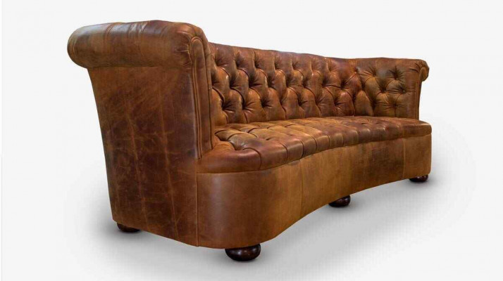 Chesterfield Skóra Podkładka Design Sofa Luxury Couch Classic Sofa 3 miejsce do siedzenia Nowość