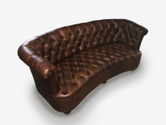 Chesterfield Skóra Podkładka Design Sofa Luxury Couch Classic Sofa 3 miejsce do siedzenia Nowość