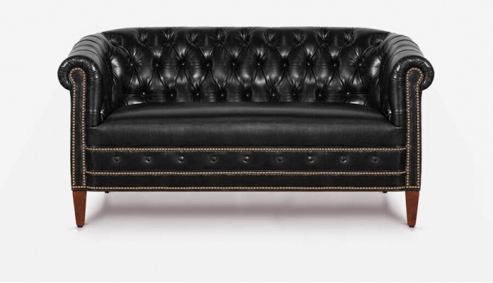 Chesterfield Zestaw sofowy Sofa Couch Podkładka 3+2+1 miejsce siedzące Skóra Sofy