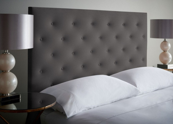 Łóżko Podkładka Design Luksusowe podwójne łóżko hotelowe Sleep Pokój Chesterfield Grey