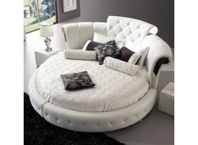 Chesterfield Łóżko luksusowe łóżka Okrągłe designerskie łóżko hotelowe Sypialnia