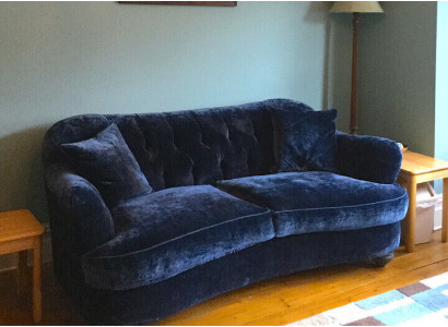 Sofa Luxury Włókienniczy Chesterfield Couch Sofy Podkładka 3 miejsce siedzące Kanapy Materiał Nowość