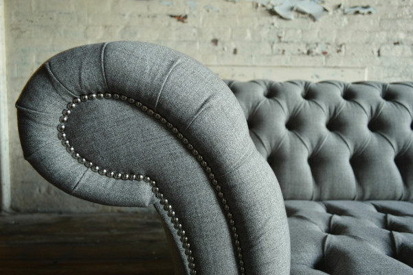 Sofa Włókiennicza Materiał Kanapa Chesterfield duże sofy xxl couchen Siedziba 265cm Podkładka