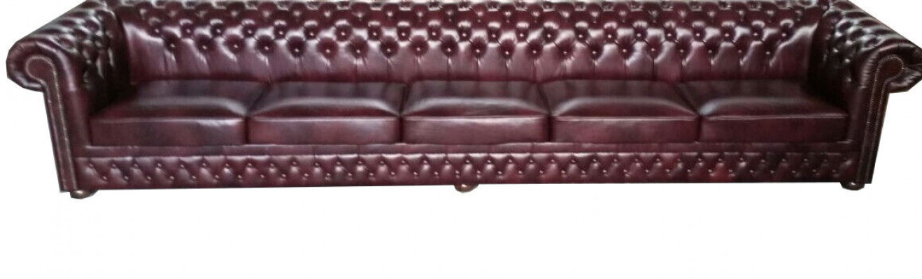 Sofa Chesterfield 8 miejsce do siedzenia XXL Podkładka Designerskie Kanapy Sofy Ustawić Sofę Nowość