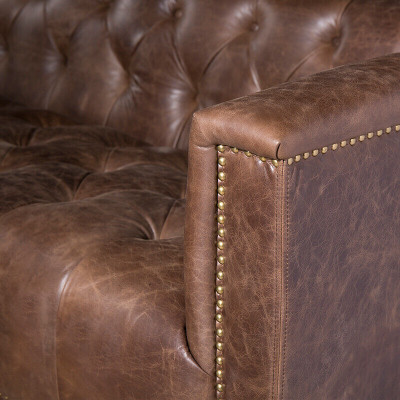 Chesterfield 3+1 miejsce do siedzenia Zestaw sofowy Sofa Kanapa Materiał Skóra Couchen Ustawić
