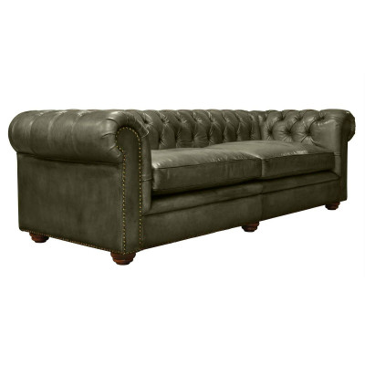 Elegancka kanapa do salonu czteroosobowa Chesterfield Skóra Materiał Kanapy Sofa Nowość
