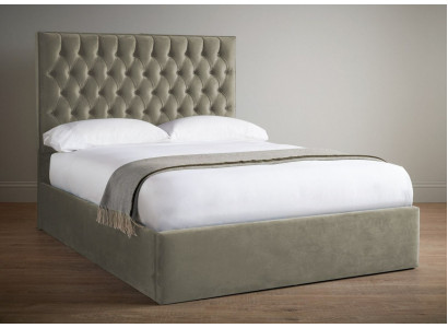 Tauper Chesterfield Podwójne łóżko designerskie Sypialnia łóżka