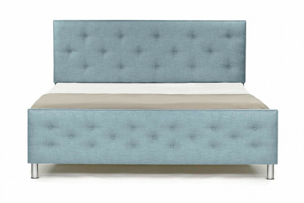 Chesterfield Design English 140/160/180x200 łóżka Podwójne łóżko Turkis Podkładka
