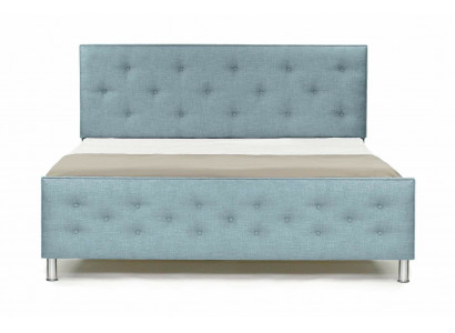 Chesterfield Design English 140/160/180x200 łóżka Podwójne łóżko Turkis Podkładka