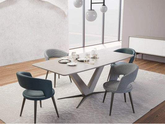 jadalnia Design Kompletny Stół obiadowy Design Zestaw mebli Kredens Krzesła 4x