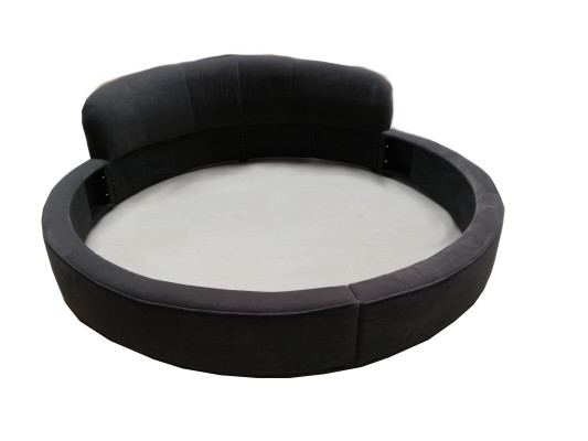 Okrągłe łóżko Modern Design Luksusowa Podkładka Okrągłe łóżka Włókiennicze Materiał łóżka okrągłe nowe