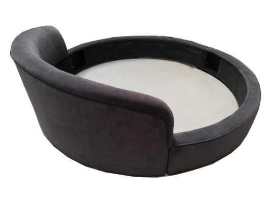 Okrągłe łóżko Modern Design Luksusowa Podkładka Okrągłe łóżka Włókiennicze Materiał łóżka okrągłe nowe