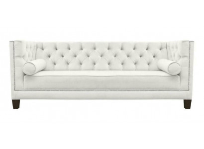 Trzyosobowy Materiał Pokój dzienny Biały Kanapy Podkładka Sofa Sofy Sofa Chesterfield