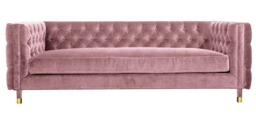 Różowa Sofa Chesterfield Creative Meble 4 miejsce do siedzenia Nowe duże kanapy xxl