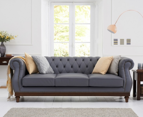 Chesterfield Sofa Couch Podkładka Skóra Kanapy Materiał Podkładka Ustawić