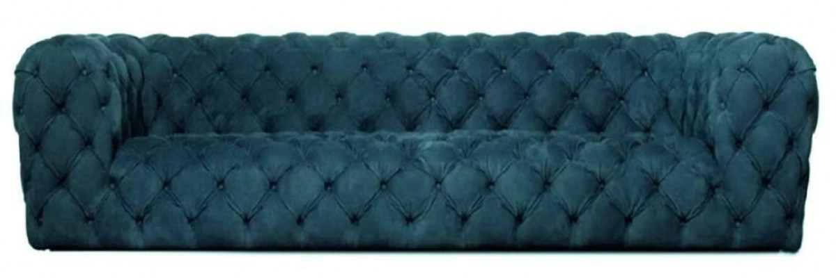 Żółta kanapa Chesterfield czteroosobowa xxl duża sofa wygodne miękkie kanapy nowe