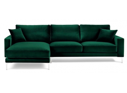 Sofa loftowa luksusowy narożnik Meble Zestaw narożny Aksamit kanapy sofy zielone do salonu