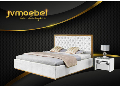 Łóżko Włókiennicze Sypialnia Design Meble Modern Luxury rama łóżka 140x200
