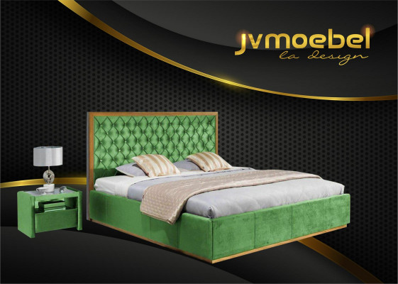 Łóżko Włókiennicze Sypialnia Design Meble Modern Luxury rama łóżka 140x200