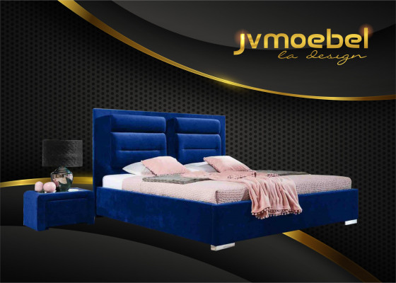 Luksusowe łóżko Box Spring Double Design Materiał Hotel Green bed Sypialnia Meble