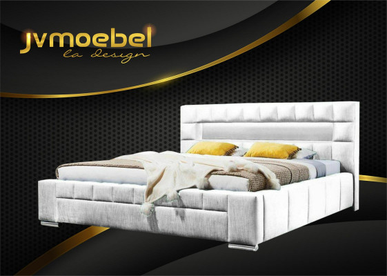 Luksusowe łóżko sprężynowe Łóżko Materiał Hotel Blue bed Sypialnia Meble Design Double