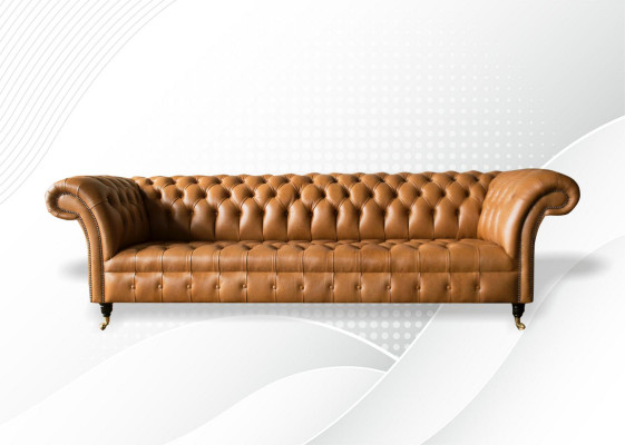 Sofa Design Chesterfield Podkładka Modern Włókienniczy Sofy Materiałowe Sofy 4 Osobowe Spania Nowe