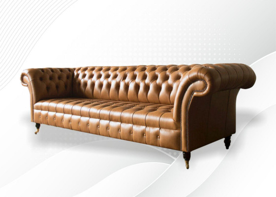 Sofa Design Chesterfield Podkładka Modern Włókienniczy Sofy Materiałowe Sofy 4 Osobowe Spania Nowe