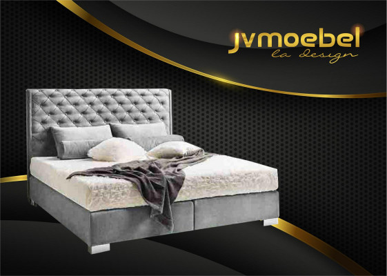 Chesterfield Box Spring Łóżko Włókiennicze Sypialnia Meble Moderne łóżka Materiał Nowość