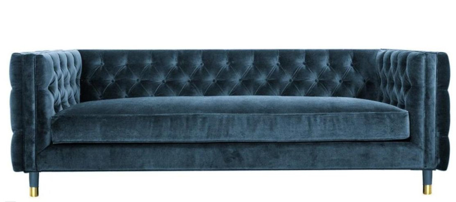 Sofa Chesterfield Sofa do salonu Sofa materiałowa Podkładka Siedziba Ustawić Sofy 3-osobowe Nowe