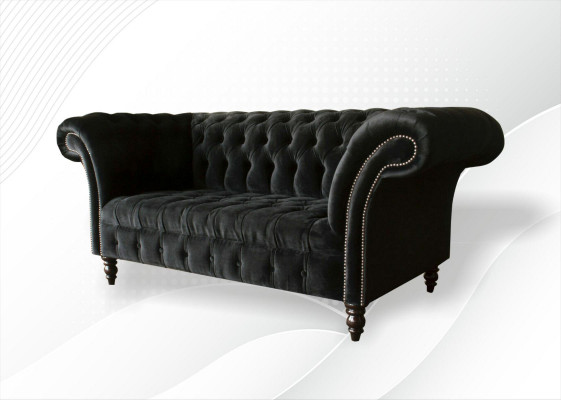 Sofa dwuosobowa Chesterfield 2 miejsce do siedzenia Classic New Couches Sofy Podkładka Nowe