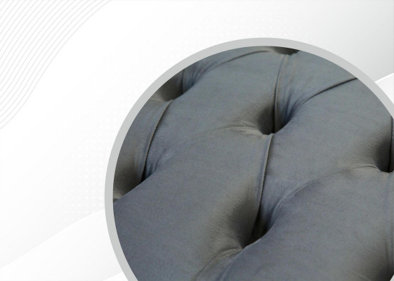 Design Chesterfield Materiał Couch Fotel 1.5 Podkładka Sofy Lounge Club Nowość
