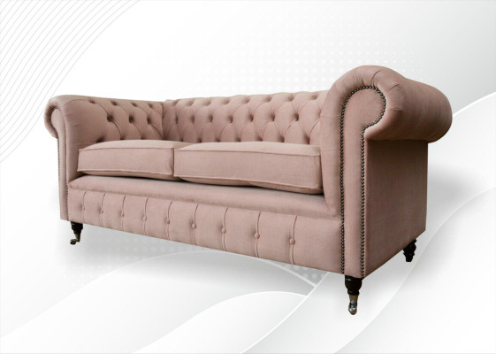 Design Podkładka Siedziba Kanapa 3 miejsce do siedzenia Sofa Chesterfield Sofy Kanapy Włókienniczy Materiał