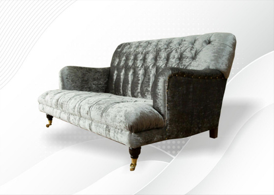 Zestaw 2 sof Design Chesterfield Sofa Podkładka Kanapy Kanapa Nowoczesny Luksus Nowy