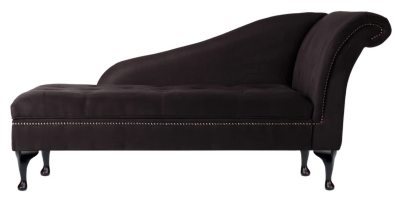 Szezlong Elegancki leżak Chesterfield do szezlongów Aksamit z przyciskami