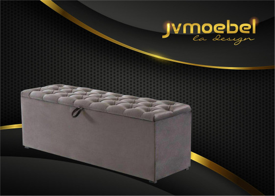 Nowoczesny design 2x Szafki nocne Chesterfield Włókienniczy Sypialnia Szafki nocne Nowość