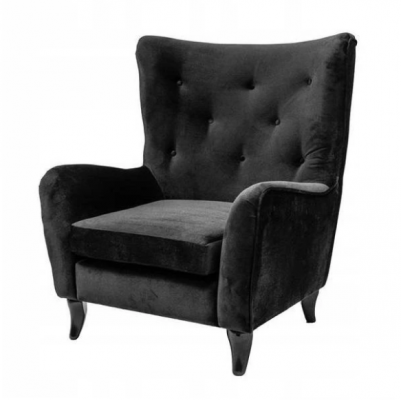 Fotel Włókienniczy Materiał Chesterfield Aksamit Meble do Salonu Nowoczesne Kanapy Niebieskie