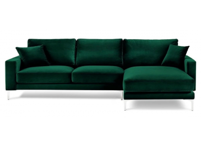 Sofa loftowa luksusowy narożnik Meble Zestaw narożny Aksamit kanapy sofy do salonu zielone