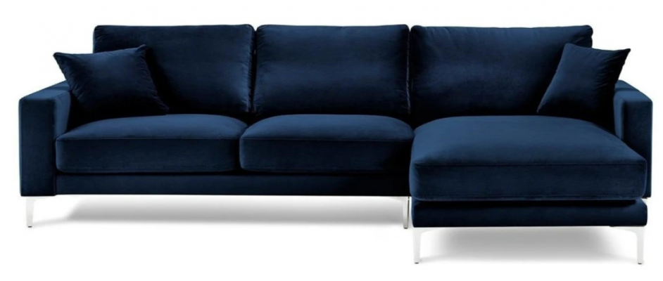 Sofa Loft Luksusowy Narożnik Nowoczesne Meble Zestaw narożnych sof Aksamit Kanapy Salonowe