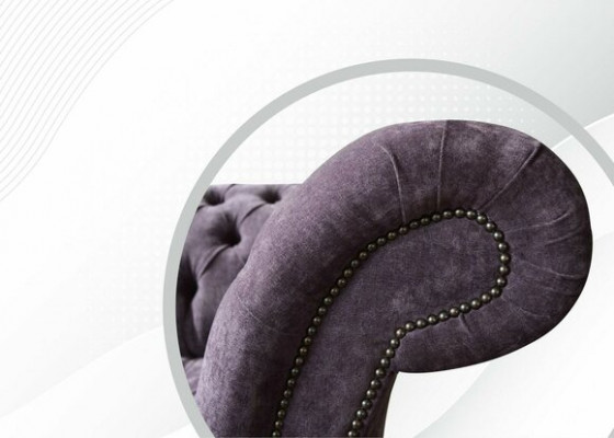 Kanapa Sofa 4 miejsce do siedzenia Design Podkładka Modern Włókienniczy Materiał Chesterfield Sofy Nowe