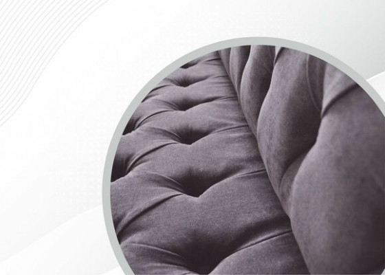 Kanapa Sofa 4 miejsce do siedzenia Design Podkładka Modern Włókienniczy Materiał Chesterfield Sofy Nowe