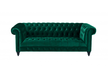 Chesterfield Turkis Couch Luxury Podkładka Meble Sofa z Przyciskami Trzyosobowa Aksamit