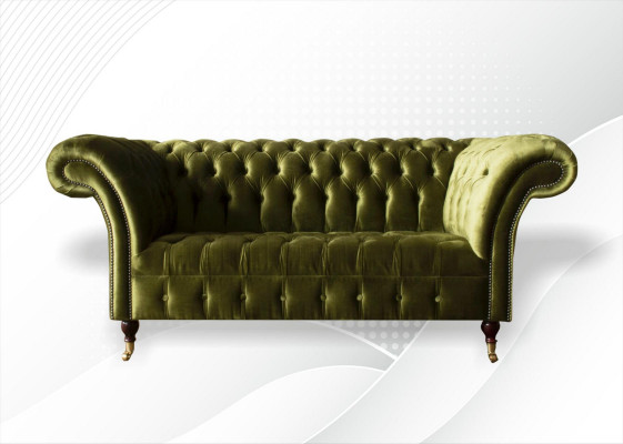 Sofa dwuosobowa 2 miejsce do siedzenia Classic Podkładka Nowe Kanapy Chesterfield Couch Nowe