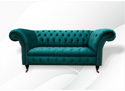 Sofa 2 miejsce do siedzenia Chesterfield Podkładka Design Luxury Couch Sofy Lounge Club Sofy