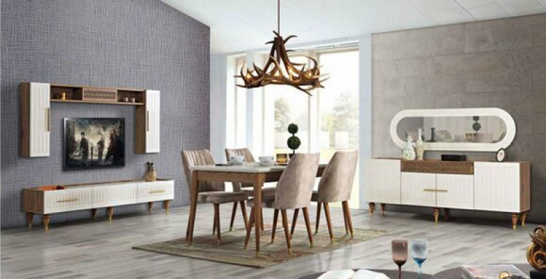 Szuflady Kredens Komoda Drewno Lustro Solidny Komody do salonu