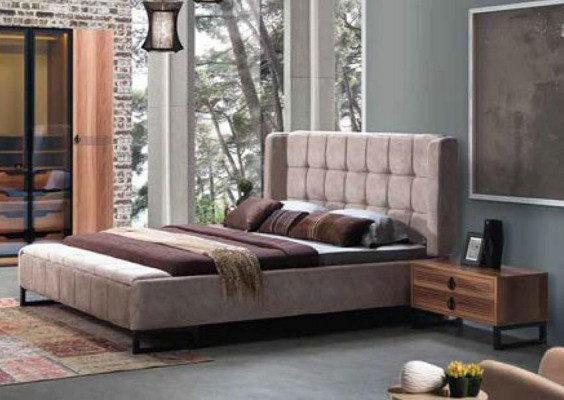 Łóżko Podwójne łóżko Meble Meble Sypialnia Design Material