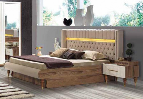 Łóżko Podwójne łóżko Meble Umeblowanie Nowa Sypialnia Meble Design
