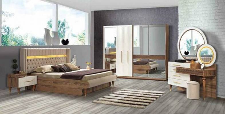 Łóżko Podwójne łóżko Meble Umeblowanie Nowa Sypialnia Meble Design