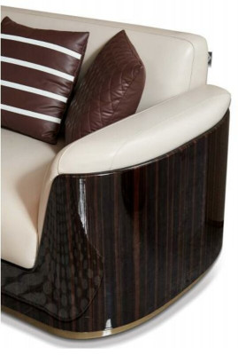 Sofa 3 miejsce do siedzenia Beżowa Nowoczesny Design Kanapy Skóra Sofy New Creative