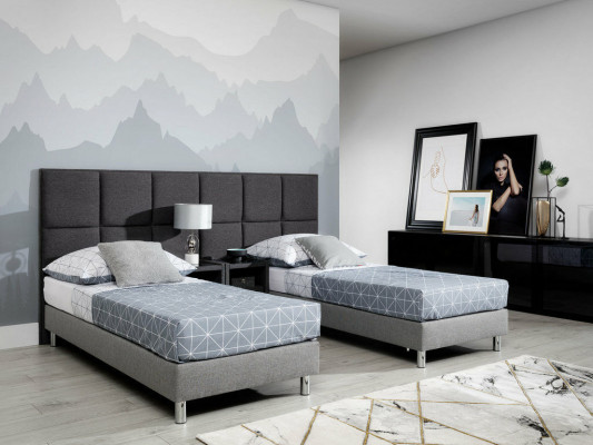 Łóżko Podkładka Design Luksusowe podwójne łóżko hotelowe Małżeństwo 80/160x200cm Sleep Pokój