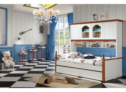 Łóżko Dziecięce Młodzieżowe Pokój Łóżko Drewno Sypialnia Living Country House Meble Nowe